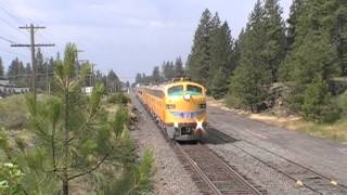 preview picture of video 'UP 150th Anniversary Special Marshall Canyon'