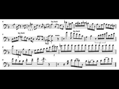 Straight No Chaser - Brian Bromberg Bass Solo Transcription