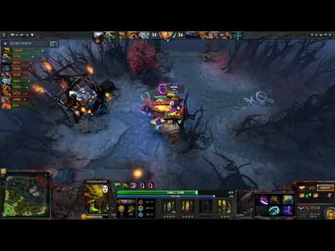 Dota 2: Smash 8K MMR Carry Venomancer With Mjollnir Pro Gameplay