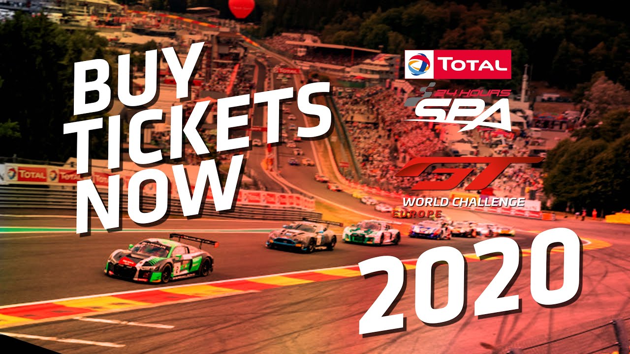 TICKETS ON SALE NOW! - Total 24 Hours of Spa 2020