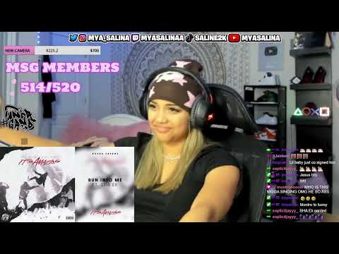 Mya Salina REACTS to Bouba Savage - Run Into Me (feat. Sha EK) [Official Audio]