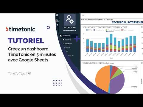 Créez un tableau de bord TimeTonic en 5 minutes avec Google Sheets