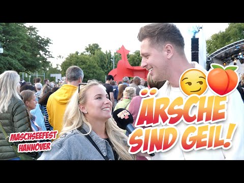 ÄRSCHE sind GEIL 😏🍑 Straßenumfrage Maschseefest Hannover