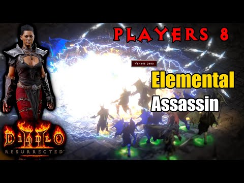 Martial Arts Assassin Players 8 Build - Beautiful and Effective Mosaic - Diablo 2 Resurrected