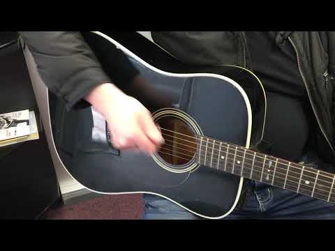 1989 Sigma by Martin DM-4B - Black | Korea Vintage Dreadnought Acoustic Guitar Solid Top | Case image 21