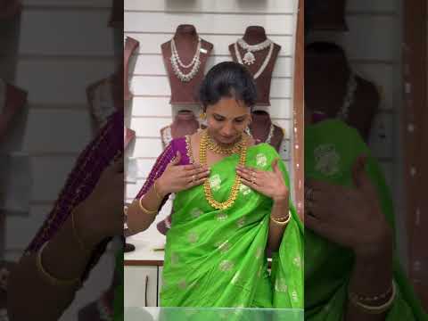 Beautiful Kasula Haram Set🌸 #vijayaartjewellery #onegramgold #kasulaharam