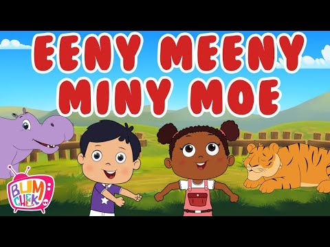 Eeny Meeny Miny Moe | Nursery Rhymes | Kids Songs | Zoo song for children by Bumcheek TV