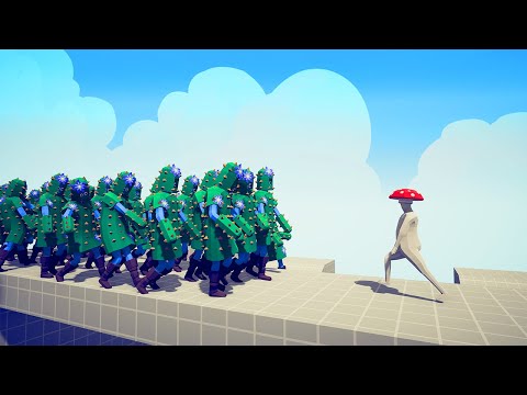 50x MELEE UNITS vs 50x MUSHROOM | TABS - Totally Accurate Battle Simulator