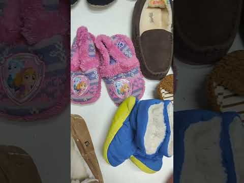 Секонд хенд опт Канада, Домашние мягкие тапочки/слиперсы взр+дет демисезонные - фото 1 - id-p2451424751