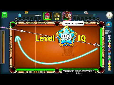 8 Ball Pool - IQ Level 999 - Magical Kiss Shots