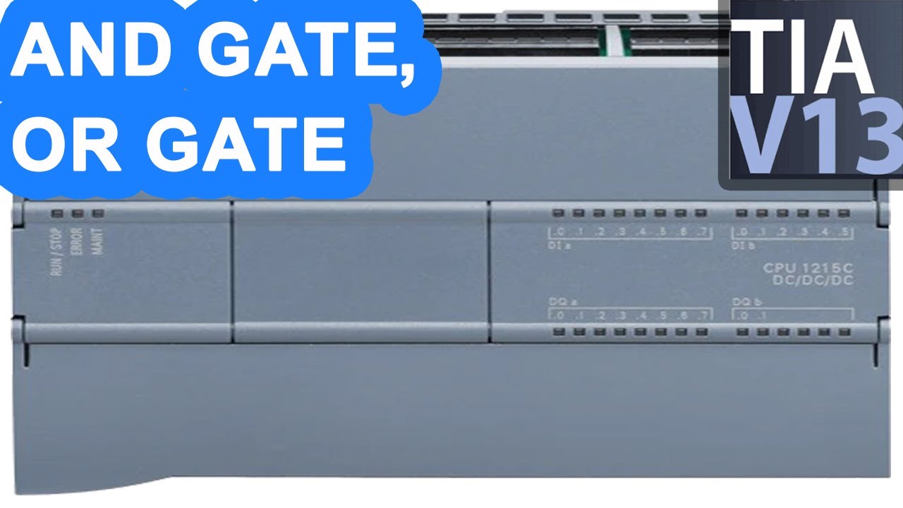 🔵How We Can Use AND GATE,OR GATE in Siemens TIA Portal. PLC Programming for Beginners.