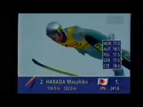 Masahiko Harada PŚ Ga-Pa 1998 2 seria 122m!