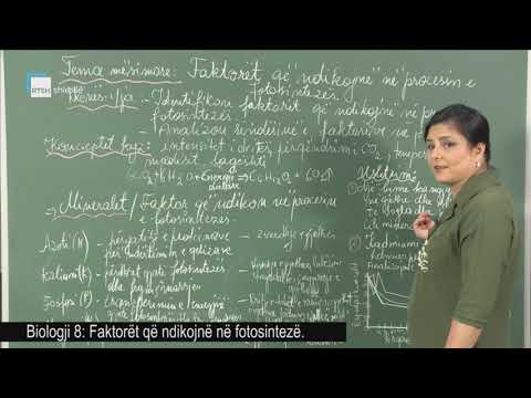 Biologji 8 - Faktorët që ndikojnë në fotosintezë