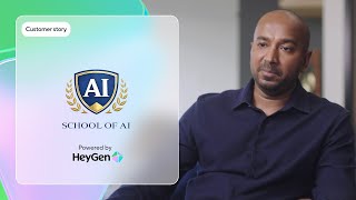 10x Faster Course Creation in 70+ Countries School of AI on HeyGen