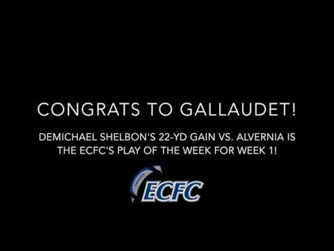 2018 ECFC Play of the Week - Week 1 Winner
