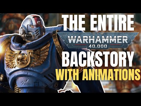 STORY AND LORE OF WARHAMMER 40K With ANIMATIONS | Every Faction Explained | The Whole Timeline
