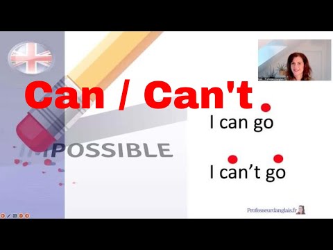 🇬🇧 Can and can’t - Level A2, Lesson 18