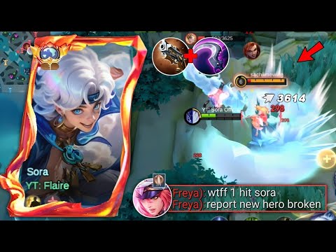 SORA NEW BEST BUILD 2025 - SORA NEW HERO MOBILE LEGENDS - TOP 1 GLOBAL SORA 