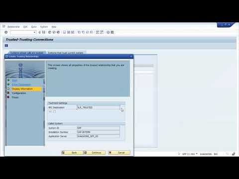 How to setup a trusted RFC connection between SAP systems  a step by step guide
