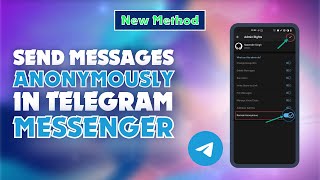 How to Send Messages Anonymously in Telegram Groups  @skillswave