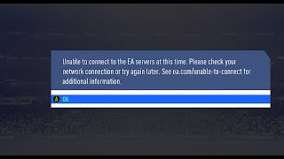 FIFA 19,20,21 Fix it Unable to connect to ea servers pc,PS4,xBOX1