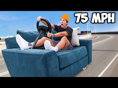 I Turned My Couch into an Electric Car!