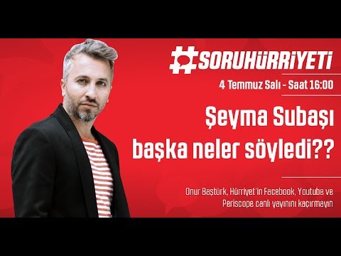 Şeyma Subaşı başka neler söyledi? Onur Baştürk canlı yayında açıklıyor...
