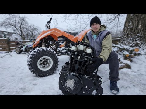 Pun motor de Suzuki pe ATV -  [ Ep 1]
