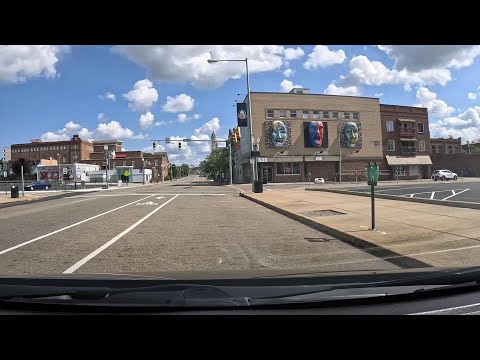 Canton Ohio 4K- Driving Downtown