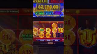 Maxi Bonus on Bull Rush Slot 🤩 Pokie WIns #bonus #bigwin #casino