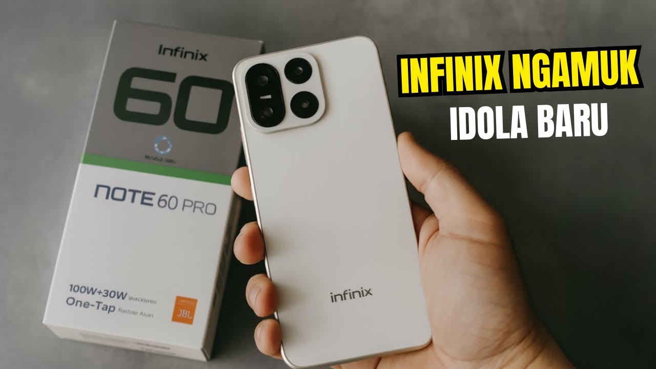 RP 2 JUTAAN LANGSUNG BIKIN HEBOH‼️INFINIX NOTE 60 PRO DESAIN PREMIUM SPEKNYA MAKIN GACOR