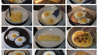 Cooking Eggs in Vintage Cookware Compilation