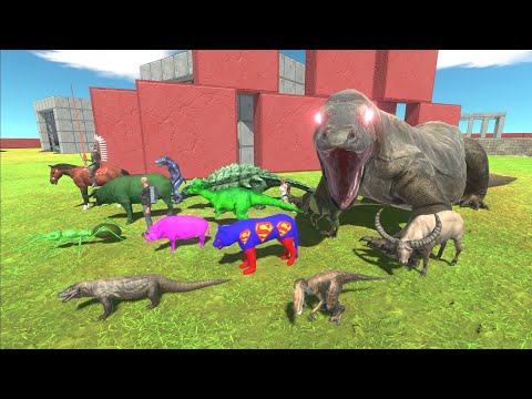 Escape from GIANT KOMODO DRAGON - Animal Revolt Battle Simulator Escape from Monster