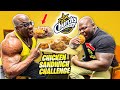 Chicken Sandwich Eating CHALLENGE - Kali Muscle + KONG