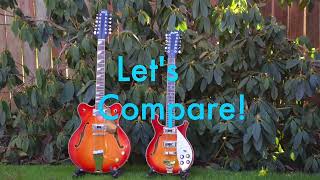 Video thumbnail for Head to head Sound comparison... the Eastwood Classic 12 vs Harley Benton RB-612CS Classic Series by Brent Adams