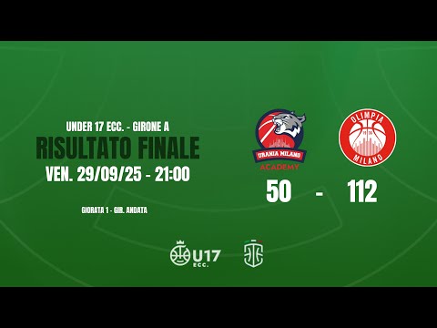 Highlights Urania - Olimpia U17 Eccellenza