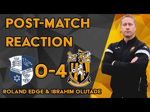 Reaction | Roland Edge & Ibrahim Olutade | Wingate & Finchley 0-4 Folkestone Invicta