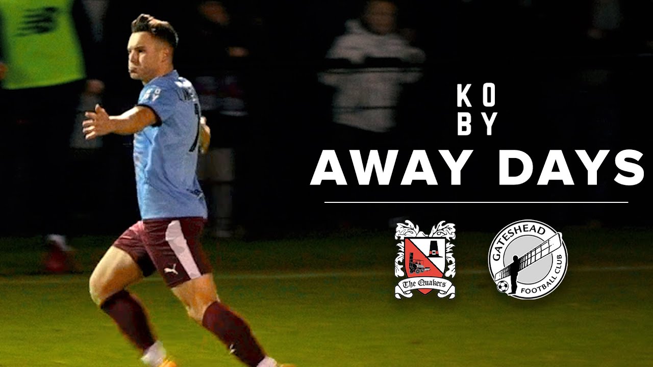 Langstaff nets brace in North East clash | Darlington 1-3 Gateshead | KING KOBY AWAY DAYS
