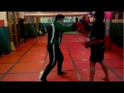 Nikolay Byulbyulev   02 01 2013 Kickbox   Just Little TRaining