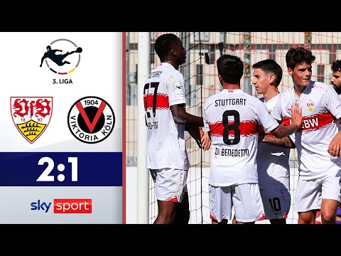 Stuttgarts U21 veredelt englische Woche! | VfB Stuttgart II - FC Viktoria Köln | Highlights 3. Liga