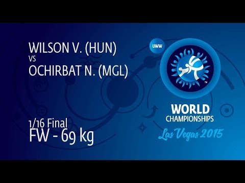 1/16 FW - 69 kg: N. OCHIRBAT (MGL) df. V. WILSON (HUN) by FALL, 13-0