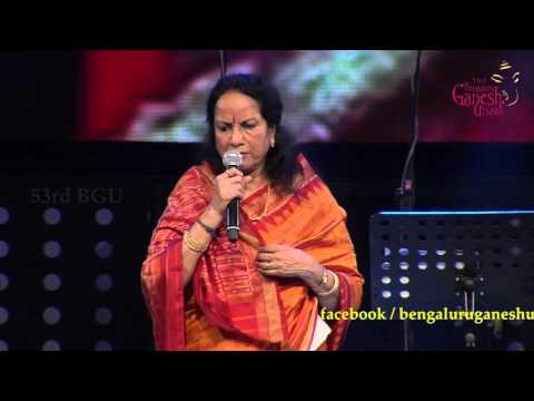 BOLE RE PAPIHARA | Guddi | Vani Jairam | 53rd Bengaluru Ganesh Utsava 2015