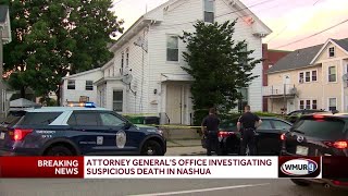 Attorney general's office investigating suspicious death in Nashua