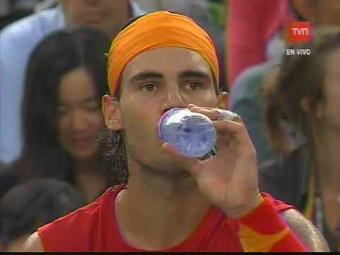Fernando Gonzalez VS Rafael Nadal Men's Singles Tennis Final Beijing Olympics 2008 TVN PT.2