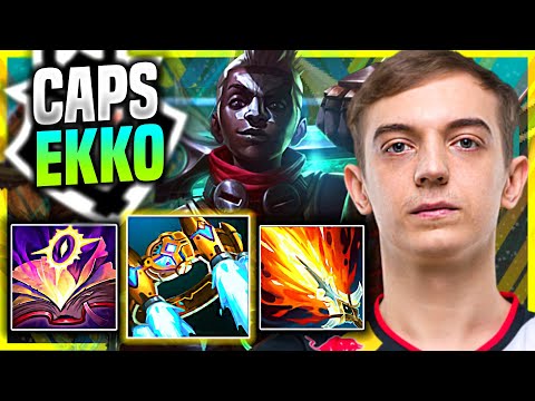 CAPS DESTROYING WITH EKKO! - G2 Caps Plays Ekko MID vs Syndra! | Challenger TV