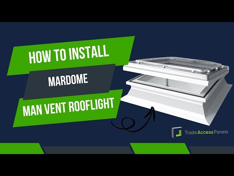 Mardome Manual Ventilation Rooflight Installation Guide | Trade Access Panels
