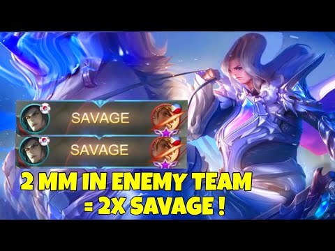 2 MM IN ENEMY TEAM = 2x SAVAGE! - Top Global Leomord - Avory | MLBB