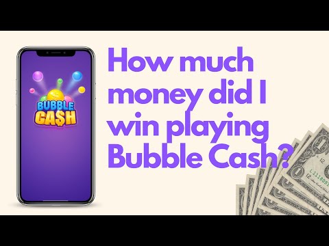 How I Won Cash Playing This Game- Bubble Cash App Review - YouTube