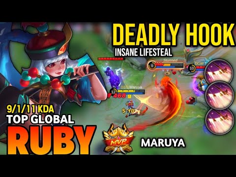 RUBY BEST BUILD 2022 | TOP GLOBAL RUBY GAMEPLAY | MOBILE LEGENDS✓