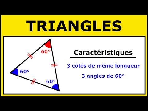Triangle Rectangle, Isocèle et Équilatéral - Les Caractéristiques Principales